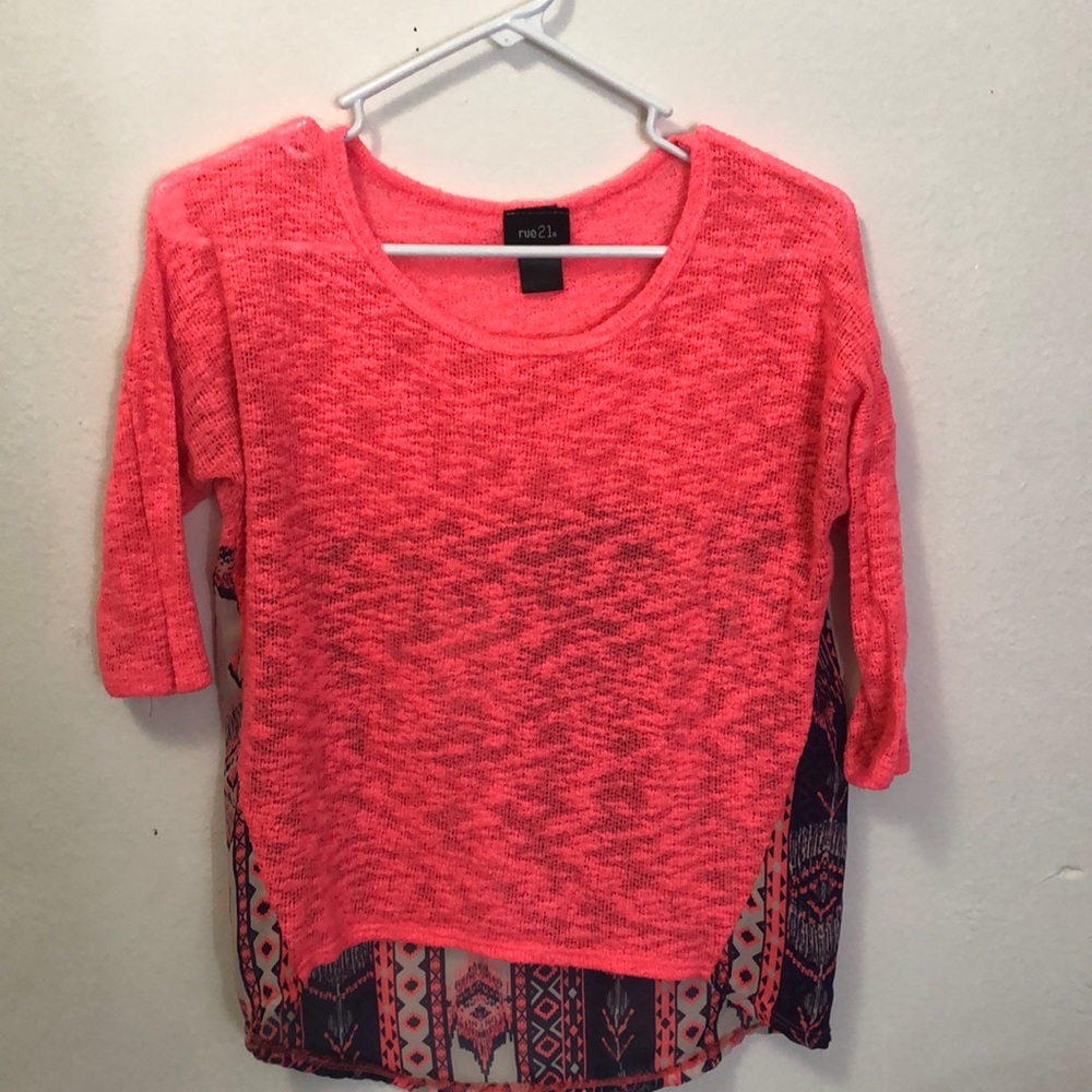 Quarter length sleeve shirt
